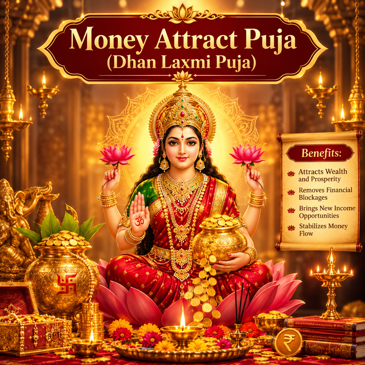 Money Attract Puja (Dhan Laxmi Puja)
