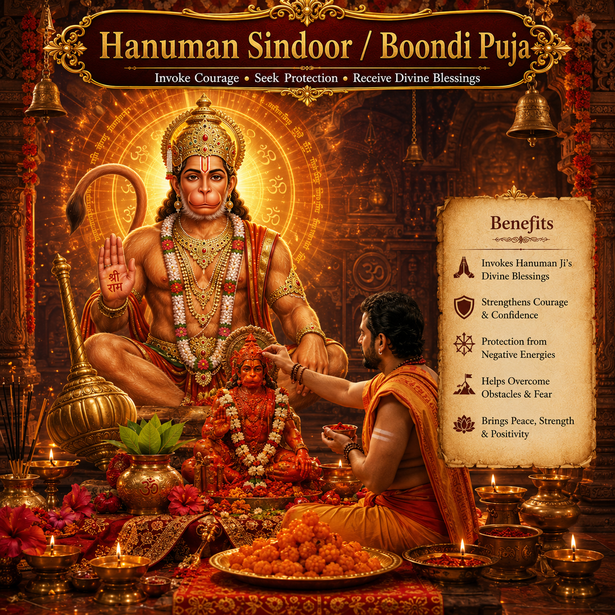 Hanuman Sindoor / Boondi Puja